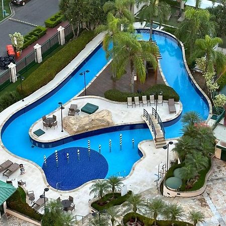 Flat Com Vista Panoramica -15- Na Barra Da Tijuca - Estacionamento Gratuito - Frigobar - Ar Condicionado - Piscina - Academia - Balsa Para Praia Gratis - Varanda - Vista Parcial Mar E Lagoa Rio de Janeiro Ngoại thất bức ảnh