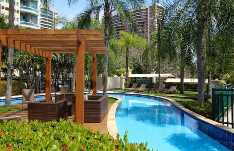 Flat Com Vista Panoramica -15- Na Barra Da Tijuca - Estacionamento Gratuito - Frigobar - Ar Condicionado - Piscina - Academia - Balsa Para Praia Gratis - Varanda - Vista Parcial Mar E Lagoa Rio de Janeiro Ngoại thất bức ảnh