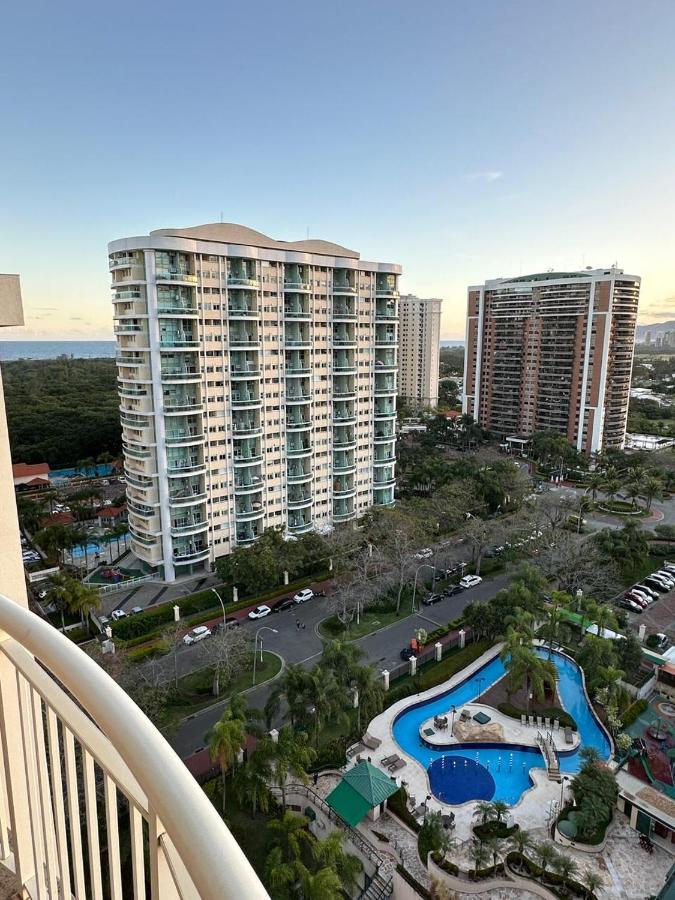 Flat Com Vista Panoramica -15- Na Barra Da Tijuca - Estacionamento Gratuito - Frigobar - Ar Condicionado - Piscina - Academia - Balsa Para Praia Gratis - Varanda - Vista Parcial Mar E Lagoa Rio de Janeiro Ngoại thất bức ảnh